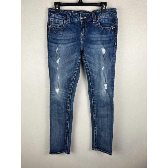 Miss Me Women's Size 29 Medium Wash Boyfriend Ankle Jeans - JB4009A54 - Picture 4 of 11